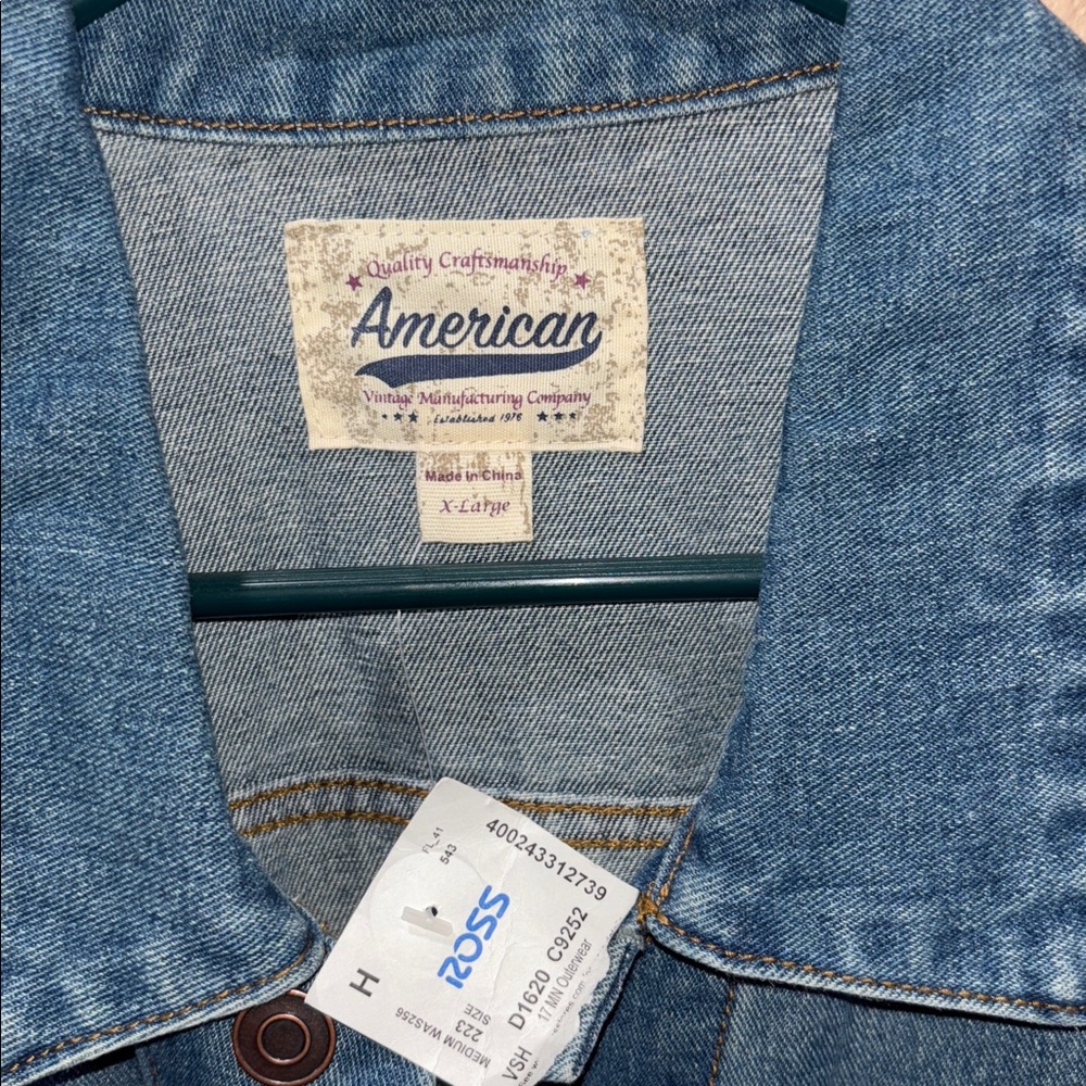 Men’s-NWT’S - American Denim Jacket, Men’s XLG, Jean jacket, blue - Picture 5 of 10